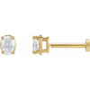 Natural Diamond | Oval | 4 x 3mm :: 1/6 Ct