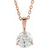 Natural Diamond | Round | 5.5mm | Lab-Grown Diamond | Round | 5.5mm