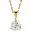 Natural Diamond | Round | 5.5mm | Lab-Grown Diamond | Round | 5.5mm