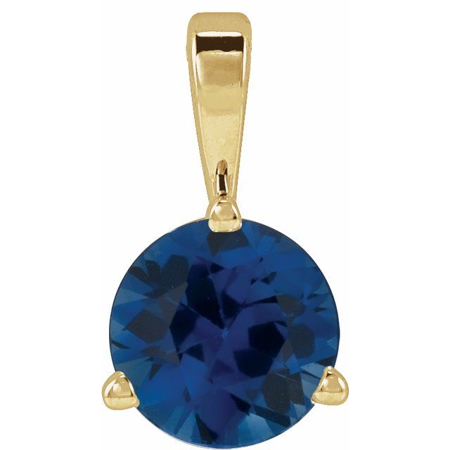 Lab-Grown Blue Sapphire | Round | 5.5mm