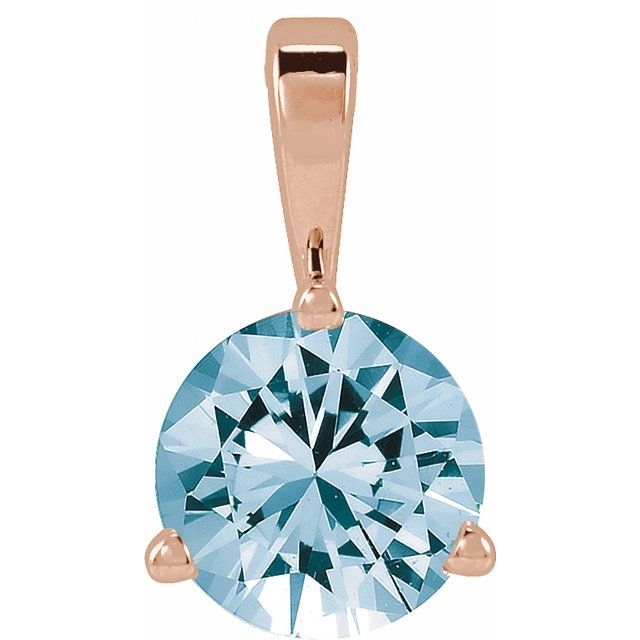 Lab-Grown Aqua Sapphire | Round | 5.5mm