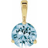 Lab-Grown Aqua Sapphire | Round | 6mm