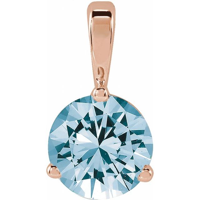 Lab-Grown Aqua Sapphire | Round | 6mm