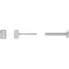 Natural Diamond | Straight baguette | 2.5 x 1.5mm | Lab-Grown Diamond | Straight baguette | 2.5 x 1.5mm
