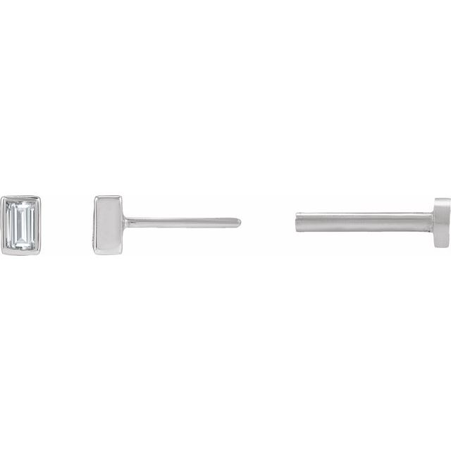 Natural Diamond | Straight baguette | 2.5 x 1.5mm | Lab-Grown Diamond | Straight baguette | 2.5 x 1.5mm