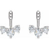 Natural Diamond | 5mm :: 1 9/10 Ctw | Lab-Grown Diamond | 5mm :: 2 Ctw | Natural Diamond | 4.1mm :: 1 Ctw | Lab-Grown Diamond | 4.1mm :: 1 Ctw