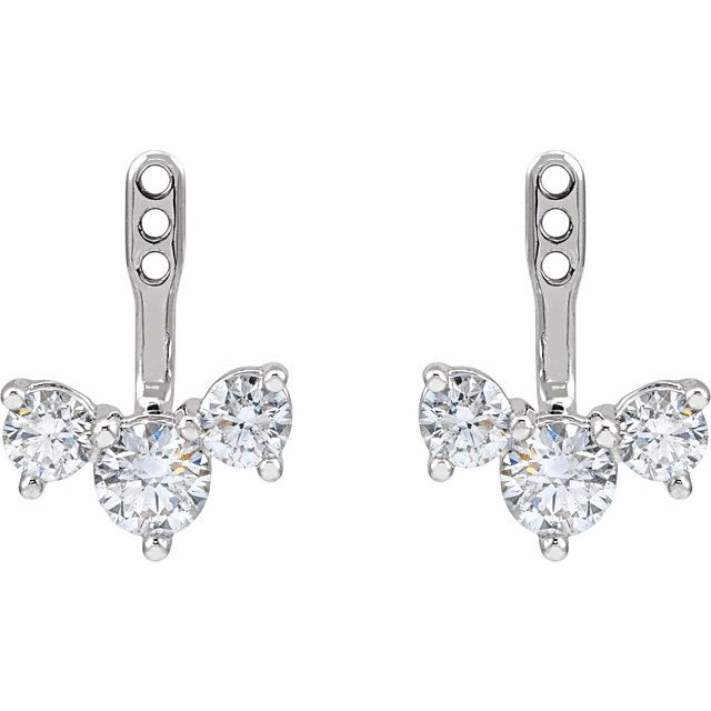 Natural Diamond | 5mm :: 1 9/10 Ctw | Lab-Grown Diamond | 5mm :: 2 Ctw | Natural Diamond | 4.1mm :: 1 Ctw | Lab-Grown Diamond | 4.1mm :: 1 Ctw