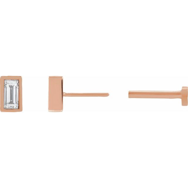 Natural Diamond | Straight baguette | 4 x 2mm | Lab-Grown Diamond | Straight baguette | 4 x 2mm