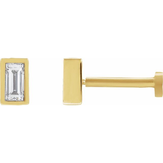 Natural Diamond | Straight baguette | 4 x 2mm | Lab-Grown Diamond | Straight baguette | 4 x 2mm