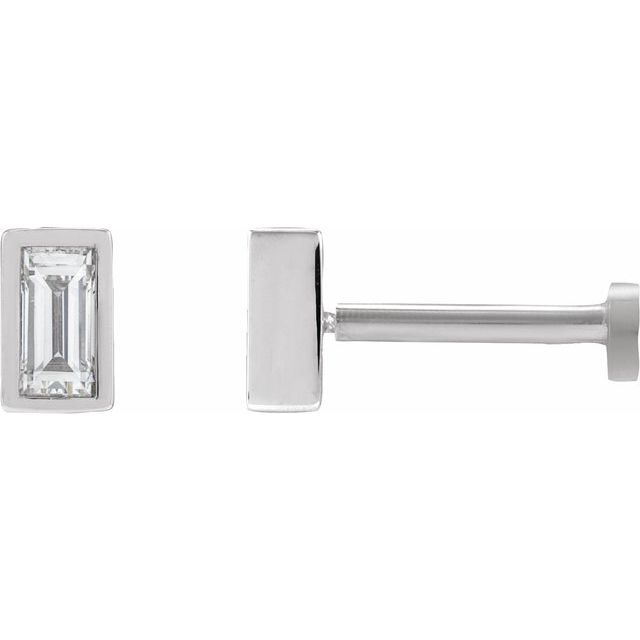 Natural Diamond | Straight baguette | 4 x 2mm | Lab-Grown Diamond | Straight baguette | 4 x 2mm