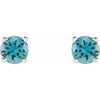 Natural Blue Zircon | Round | 4mm