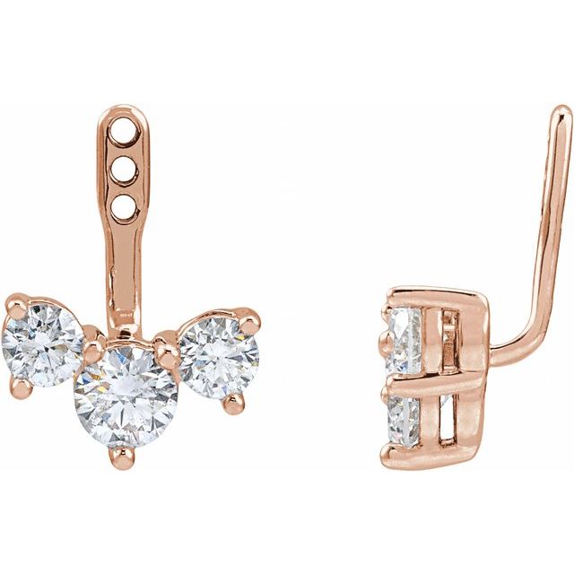 Natural Diamond | 5mm :: 1 9/10 Ctw | Lab-Grown Diamond | 5mm :: 2 Ctw | Natural Diamond | 4.1mm :: 1 Ctw | Lab-Grown Diamond | 4.1mm :: 1 Ctw