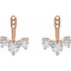 Natural Diamond | 5mm :: 1 9/10 Ctw | Lab-Grown Diamond | 5mm :: 2 Ctw | Natural Diamond | 4.1mm :: 1 Ctw | Lab-Grown Diamond | 4.1mm :: 1 Ctw