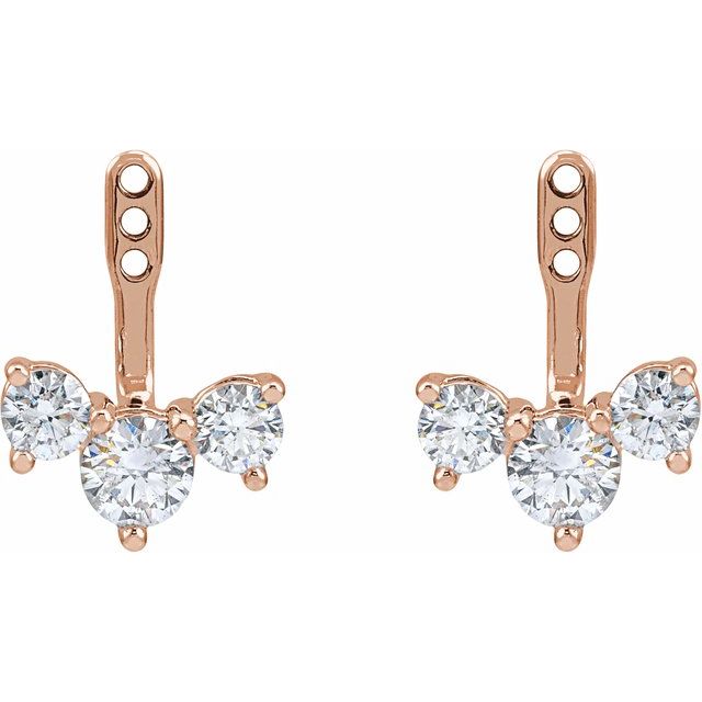 Natural Diamond | 5mm :: 1 9/10 Ctw | Lab-Grown Diamond | 5mm :: 2 Ctw | Natural Diamond | 4.1mm :: 1 Ctw | Lab-Grown Diamond | 4.1mm :: 1 Ctw
