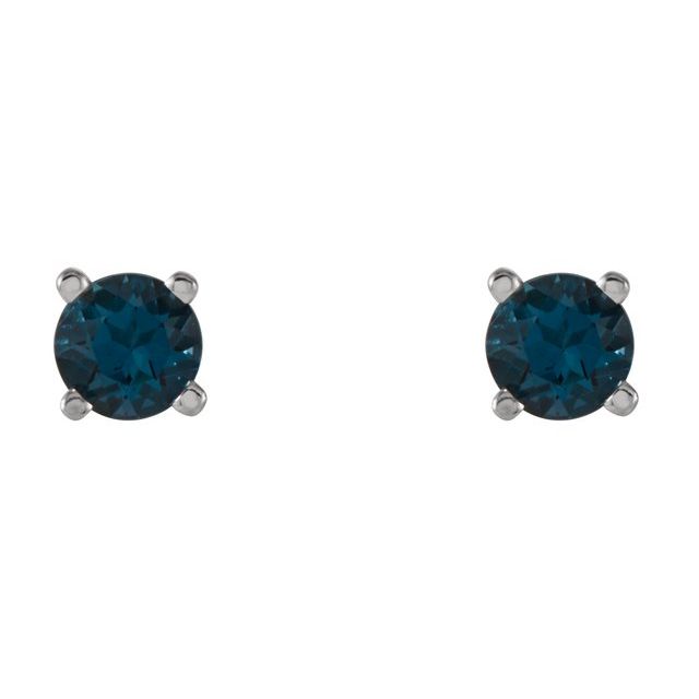 Natural London Blue Topaz | Round | 4mm
