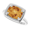 Natural Citrine | Elongated cushion | 10 x 8mm