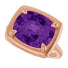 Natural Amethyst | Elongated cushion | 12 x 10mm