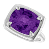 Natural Amethyst | Elongated cushion | 12 x 10mm
