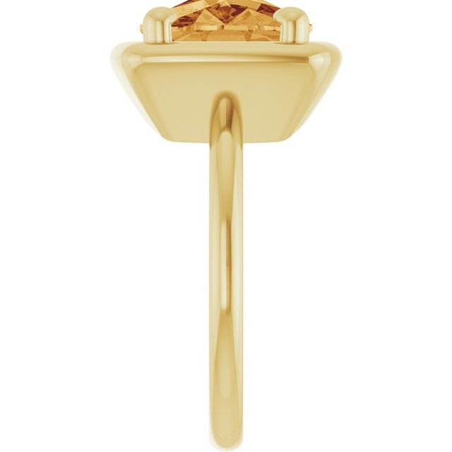 Natural Citrine | Elongated cushion | 12 x 10mm