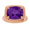 Natural Amethyst | Elongated cushion | 12 x 10mm