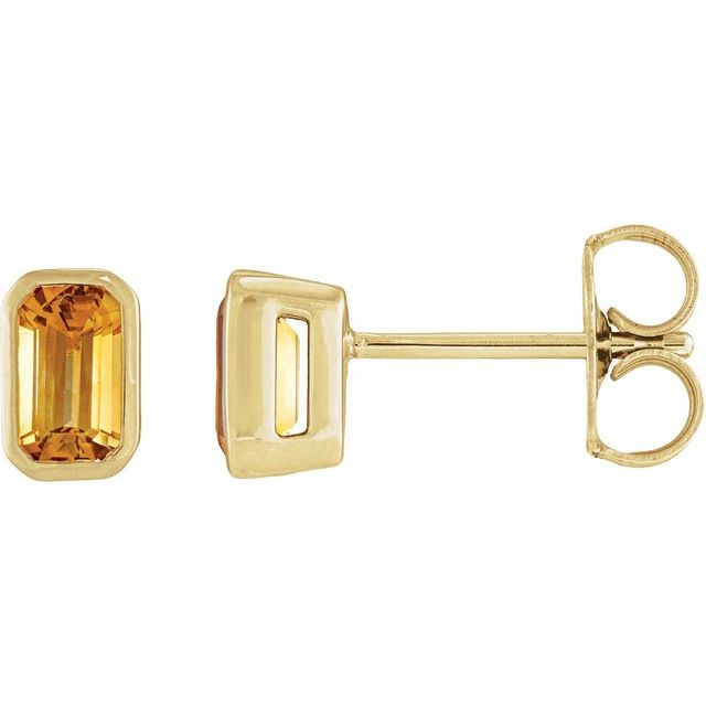 Natural Citrine | Emerald | 5 x 3mm | Natural Citrine | Emerald | 6 x 4mm