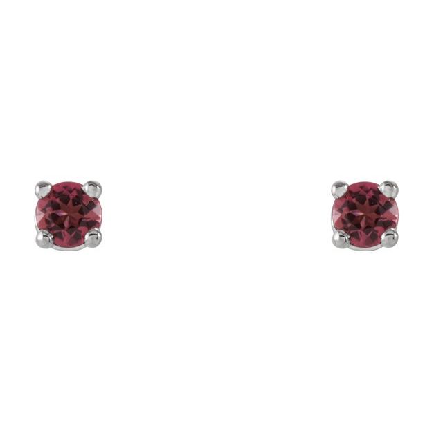 Natural Pink Tourmaline | Round | 2.5mm