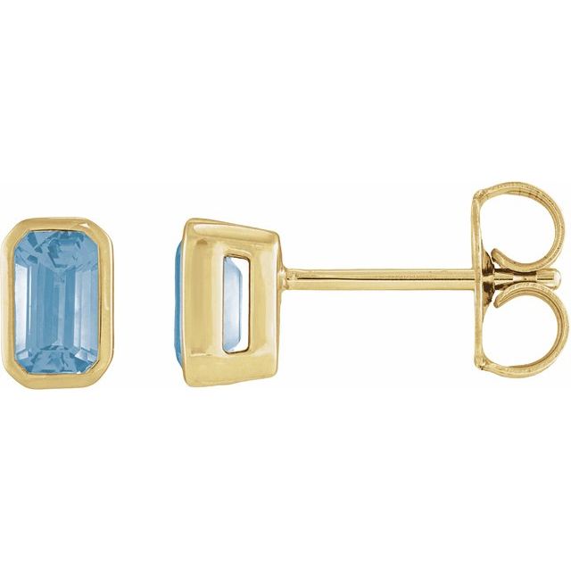Natural Sky Blue Topaz | Emerald | 5 x 3mm | Natural Sky Blue Topaz | Emerald | 6 x 4mm