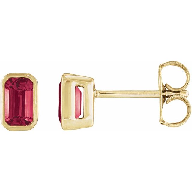 Lab-Grown Ruby | Emerald | 5 x 3mm | Lab-Grown Ruby | Emerald | 6 x 4mm