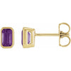 Natural Amethyst | Emerald | 5 x 3mm | Natural Amethyst | Emerald | 6 x 4mm