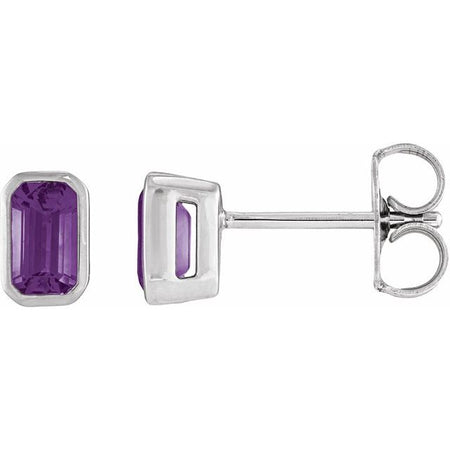 Natural Amethyst | Emerald | 5 x 3mm | Natural Amethyst | Emerald | 6 x 4mm
