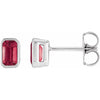 Lab-Grown Ruby | Emerald | 5 x 3mm | Lab-Grown Ruby | Emerald | 6 x 4mm