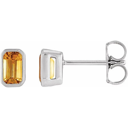Natural Citrine | Emerald | 5 x 3mm | Natural Citrine | Emerald | 6 x 4mm