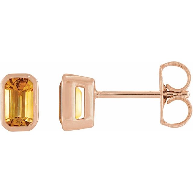 Natural Citrine | Emerald | 5 x 3mm | Natural Citrine | Emerald | 6 x 4mm