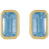 Natural Sky Blue Topaz | Emerald | 5 x 3mm | Natural Sky Blue Topaz | Emerald | 6 x 4mm