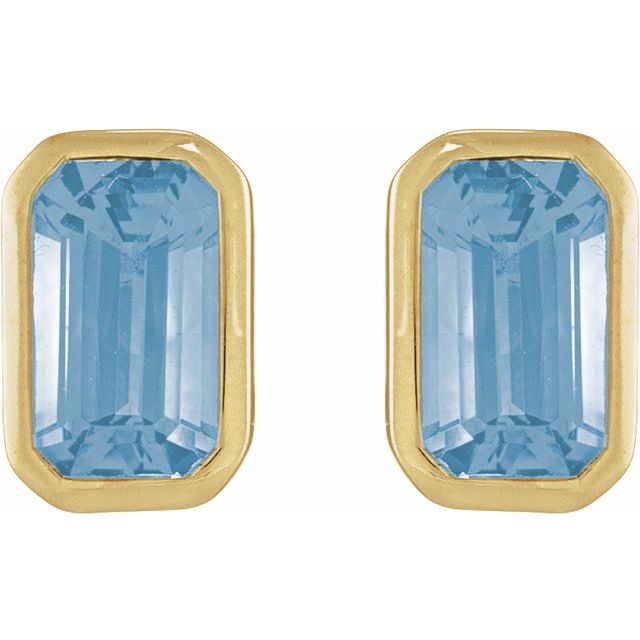 Natural Sky Blue Topaz | Emerald | 5 x 3mm | Natural Sky Blue Topaz | Emerald | 6 x 4mm