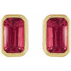 Lab-Grown Ruby | Emerald | 5 x 3mm | Lab-Grown Ruby | Emerald | 6 x 4mm