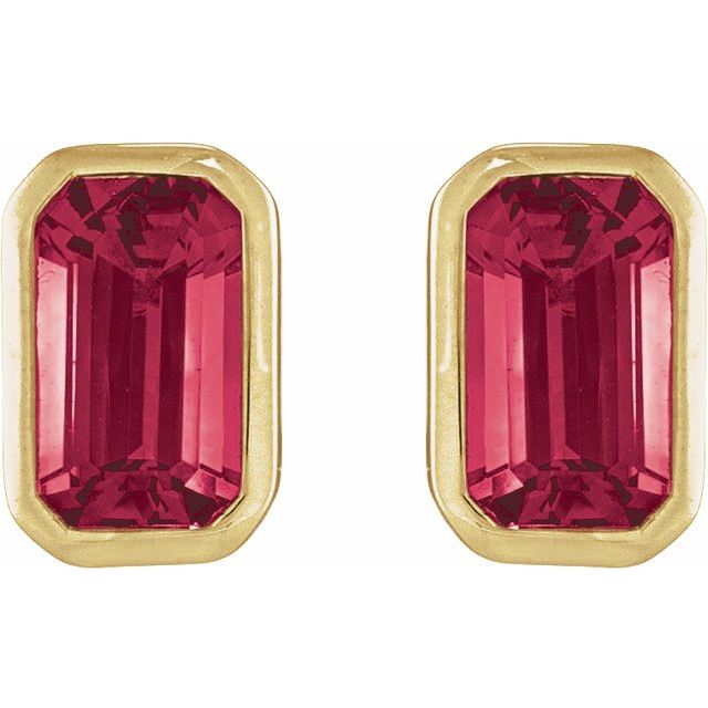 Lab-Grown Ruby | Emerald | 5 x 3mm | Lab-Grown Ruby | Emerald | 6 x 4mm