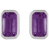 Natural Amethyst | Emerald | 5 x 3mm | Natural Amethyst | Emerald | 6 x 4mm