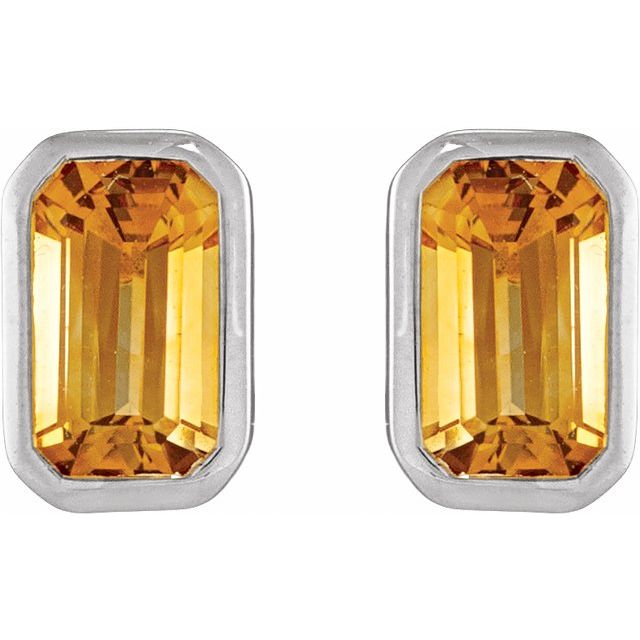 Natural Citrine | Emerald | 5 x 3mm | Natural Citrine | Emerald | 6 x 4mm