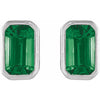 Lab-Grown Emerald | Emerald | 5 x 3mm | Lab-Grown Emerald | Emerald | 6 x 4mm
