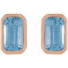Natural Sky Blue Topaz | Emerald | 5 x 3mm | Natural Sky Blue Topaz | Emerald | 6 x 4mm