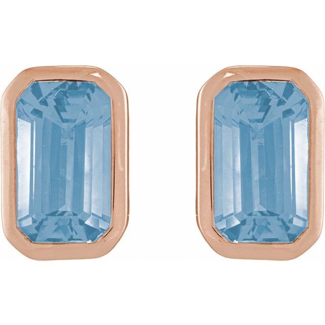 Natural Sky Blue Topaz | Emerald | 5 x 3mm | Natural Sky Blue Topaz | Emerald | 6 x 4mm