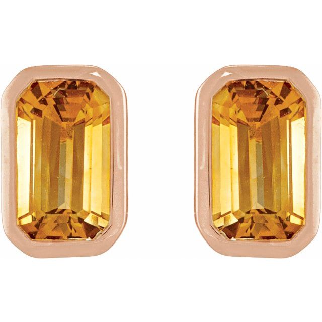 Natural Citrine | Emerald | 5 x 3mm | Natural Citrine | Emerald | 6 x 4mm