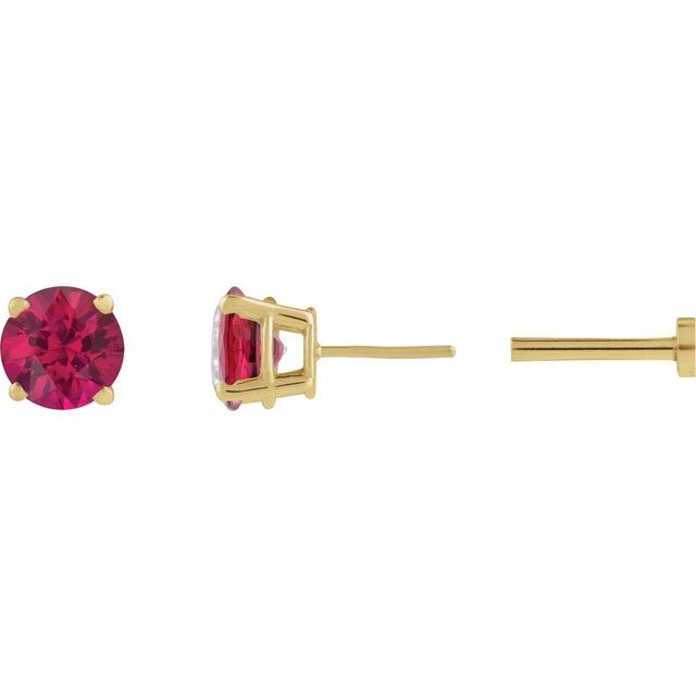Lab-Grown Ruby | Round | 4.5mm | Natural Ruby | Round | 4.5mm | Lab-Grown Ruby | Round | 3mm | Natural Ruby | Round | 3mm | Lab-Grown Ruby | Round | 3.5mm | Natural Ruby | Round | 3.5mm