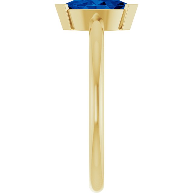 Lab-Grown Blue Sapphire | Marquise | 8 x 4mm