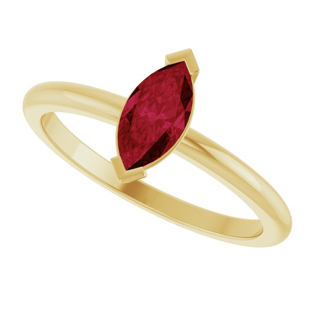 Lab-Grown Ruby | Marquise | 8 x 4mm