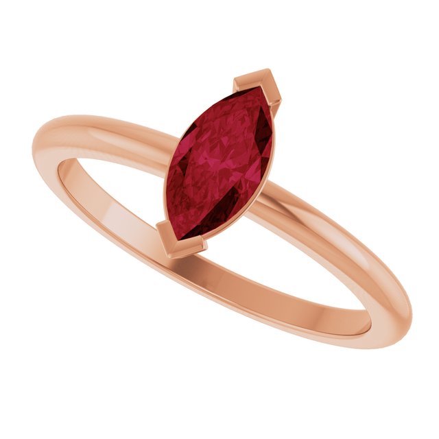 Lab-Grown Ruby | Marquise | 8 x 4mm