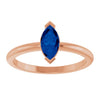 Lab-Grown Blue Sapphire | Marquise | 8 x 4mm