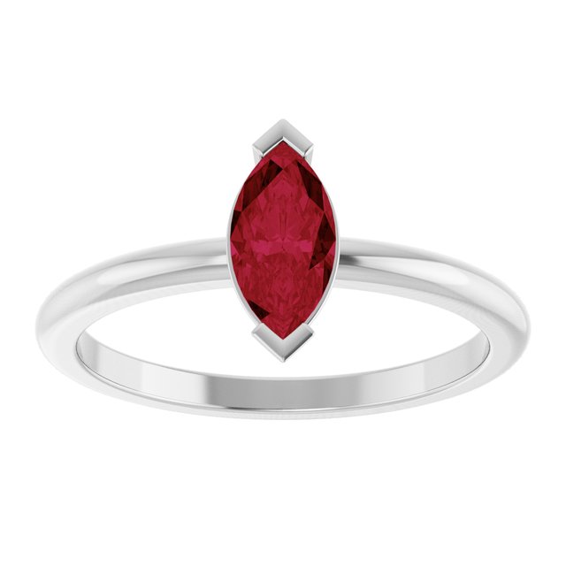 Lab-Grown Ruby | Marquise | 8 x 4mm