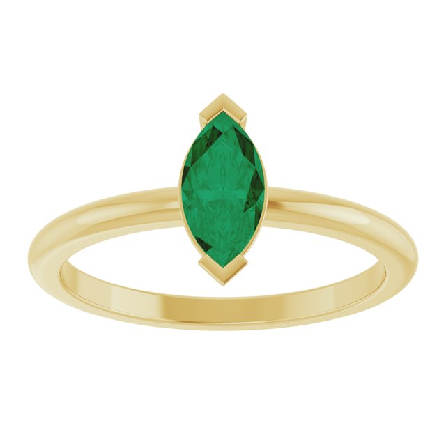Lab-Grown Emerald | Marquise | 8 x 4mm